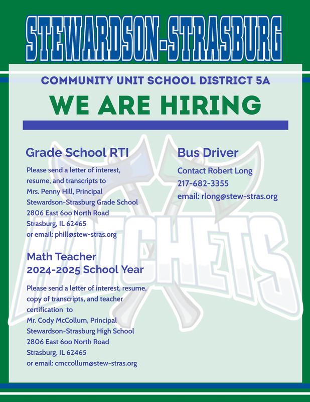 Employment Opportunity StewardsonStrasburg CUSD 5A